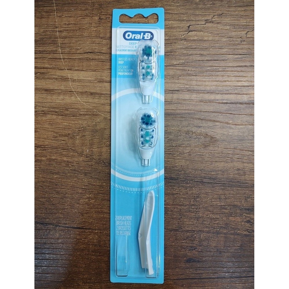 Oral-B Deep Clean Toothbrush Heads Tongue Scraper Revolution Pro 100